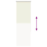 Roleta zaciemniająca Off White 50x175 cm Szerokość tkaniny