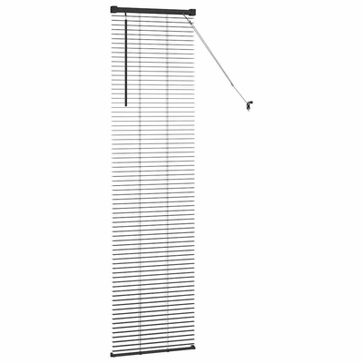 Żaluzje weneckie Czarny 175 x 45 cm Aluminium