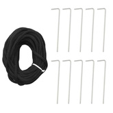 vidaXL Choinka z lampek, z kołkami, 570 ciepłych białych LED, 300 cm