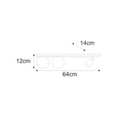 Lampa sufitowa K-5490 z serii SWING