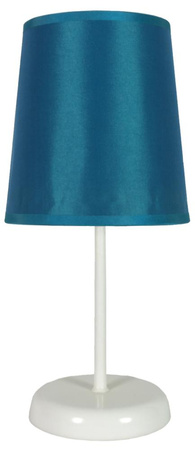 Lampka nocna Gala niebieska klasyczna z abażurem E14 40W