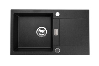 Zlewozmywak Runner 8m / czarny metalik