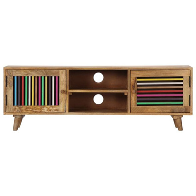 vidaXL Szafka pod TV, 120x30x40 cm, lite drewno mango wariant 6