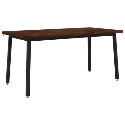 Kwadratowy stół do jedzenia 160 x 80 x 75 cm Lite Drewno Akacji