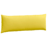 Poduszki na sofę 2 pcs Jasnożółty 120 x 40 cm tkanina