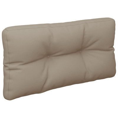 Poduszka na siedzisko z palet, taupe, 70x40x12 cm, tkanina
