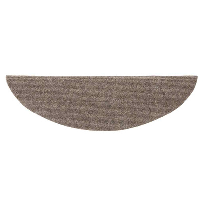 Maty na schody samoprzylepne 15 szt. 56x17x3 cm beżowe półokrągłe