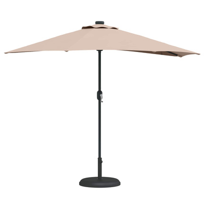 Parasolka ogrodowa Ciemnoszary 294 x 150 x 224 cm