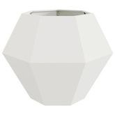 Donica Biały 100 x 100 x 80 cm Stal