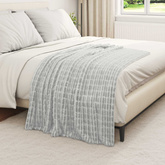 Koce narzutowe 6 pcs Szary 150 x 130 cm Polar