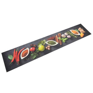 vidaXL Dywanik kuchenny, wzór w przyprawy, 60x300 cm, aksamit wariant 5