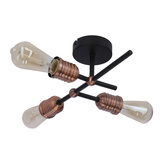 Lampa sufitowa Kirimu 33-66893 3xE27 Czarna
