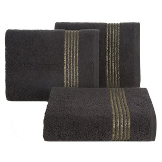 Ręcznik Lila czarny 70x140