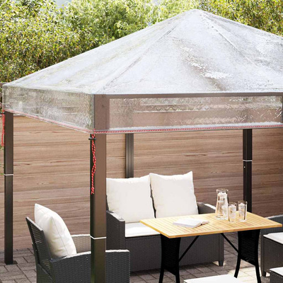 Wymiana osłony altany przezroczysty 300 x 300 x 26 cm PVC