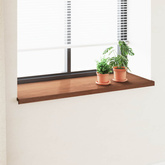 Parapet okienny Brązowe drewno 160 x 50 x 4,5 cm PVC