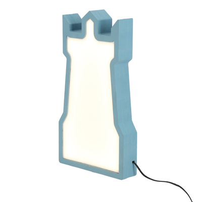 tower lampa stołowa dla dziecka led iq kids niebieski