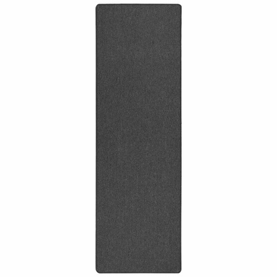 Chodnik dywanowy Ciemnoszary 100 x 250 cm 100% polipropylen