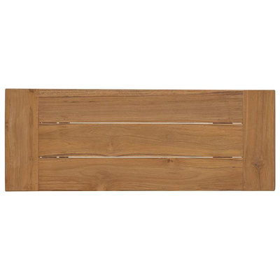 Ławka, 110 cm, lite drewno tekowe