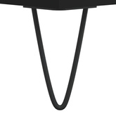 Szafka pod TV, czarna, 69,5x30x50 cm, materiał drewnopochodny vidaXL