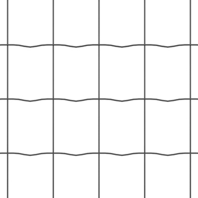 Ogrodzenie Euro 0,4 x 25 m Żelazo pokryte PVC Szary