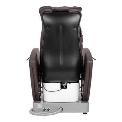 Fotel spa do pedicure Azzurro 016C brązowy z masażem pleców i hydromasażem  142946