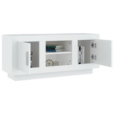 vidaXL Szafka pod TV, biała, 102x35x45 cm, materiał drewnopochodny