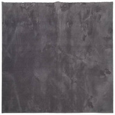 vidaXL Dywan HUARTE z krótkim włosiem, antracytowy, 120x120 cm