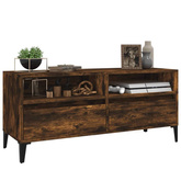 vidaXL Szafka pod TV, przydymiony dąb, 100x34,5x44,5 cm wariant 5