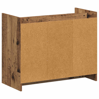 Szafka na buty z przechowywaniem Stare drewno 85 x 39,5 x 70 cm