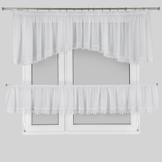Firana Firana biała 400x65 wariant 4