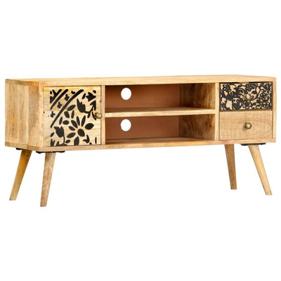 Szafka pod TV, 100x30x45 cm, lite drewno mango vidaXL