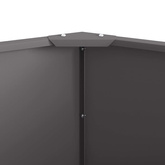 Donica Czarny 120 x 120 x 50 cm Stal