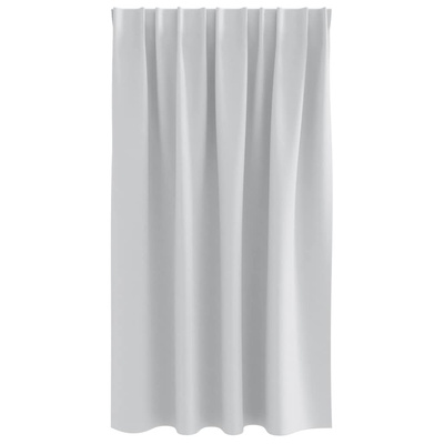 Firany blackout z kółkami 2 pcs Jasnoszary 140 x 140 cm