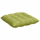Poduszki na siedziska 4 pcs Jasnozielony 40 x 40 x 6 cm tkanina