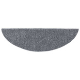 vidaXL Samoprzylepne nakładki na schody, 15 szt., 56x17x3 cm, szare