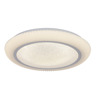 GILLY lampa sufitowa plafon 38cm 24W LED 4000K klosz biały+chromowy 13-34243