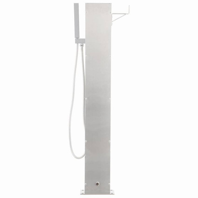 vidaXL Panel prysznicowy ogrodowy, 110 cm, stal nierdzewna