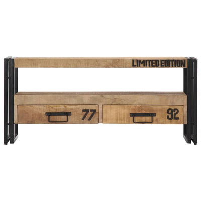 vidaXL Szafka pod TV, 100x30x45 cm, lite drewno mango