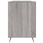 vidaXL Biurko, szary dąb sonoma, 140x50x75 cm, materiał drewnopochodny