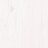 vidaXL Leżak, biały, 205x110x31,5 cm, lite drewno sosnowe