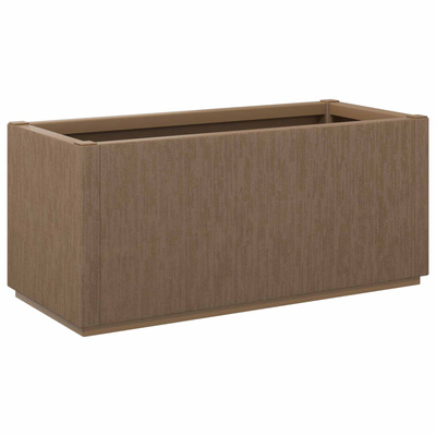 Skrzynka na kwiaty do ogrodu Brązowy 80 x 36 x 35 cm PP