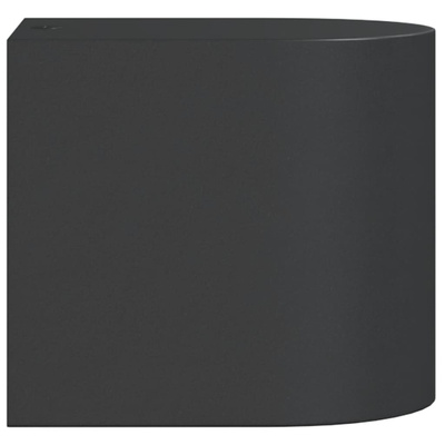 Kinkiet zewnętrzny, czarny, odlewane aluminium