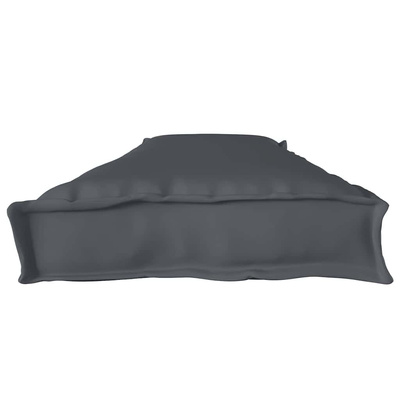 Poduszka na paletę Antracyt 180 x 40 x 8 cm Materiał Oxford