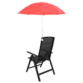 Parasol z Klamrą 2 pcs Czerwony ceglasty ? 105 x 86 cm