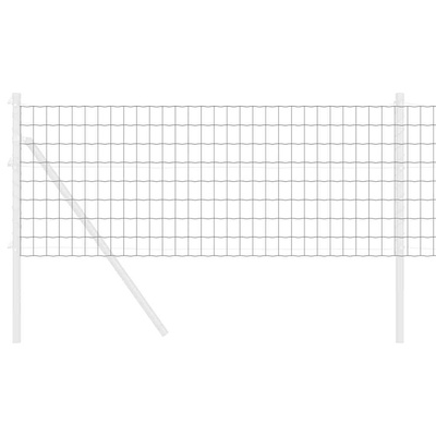 Ogrodzenie Euro 0,6 x 50 m Żelazo pokryte PVC Szary