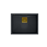 DAVID 50 GraniteQ black diamond/elementy złote