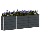 Donica Antracyt 240 x 40 x 75 cm Stal