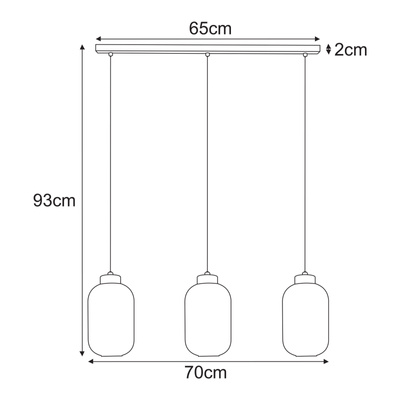 Lampa wisząca K-5744 z serii FADIGA