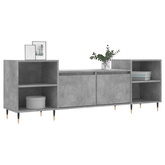 Szafka pod TV, szarość betonu, 160x35x55 cm vidaXL
