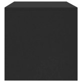 vidaXL Szafka pod TV, czarna, 120x40x40 cm, materiał drewnopochodny